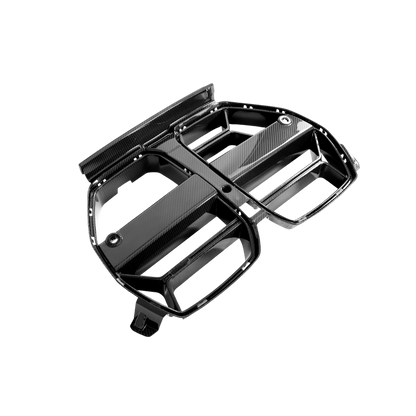 Carbon Fiber Aggressive Kidney Grille (WITH ACC) | BMW G8X M3 M4
