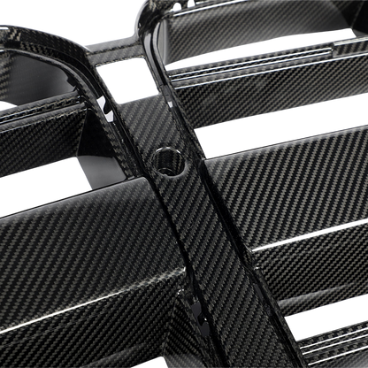 Carbon Fiber Aggressive Kidney Grille (NO ACC) | BMW G8X M3 M4