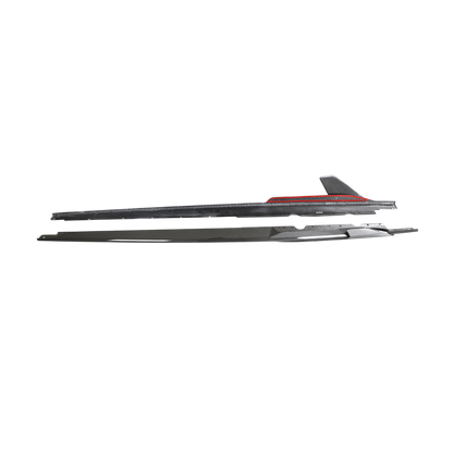 Carbon Fiber Side Shirts With Winglets | Audi 2023 R8