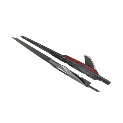 Carbon Fiber Side Shirts With Winglets | Audi 2023 R8