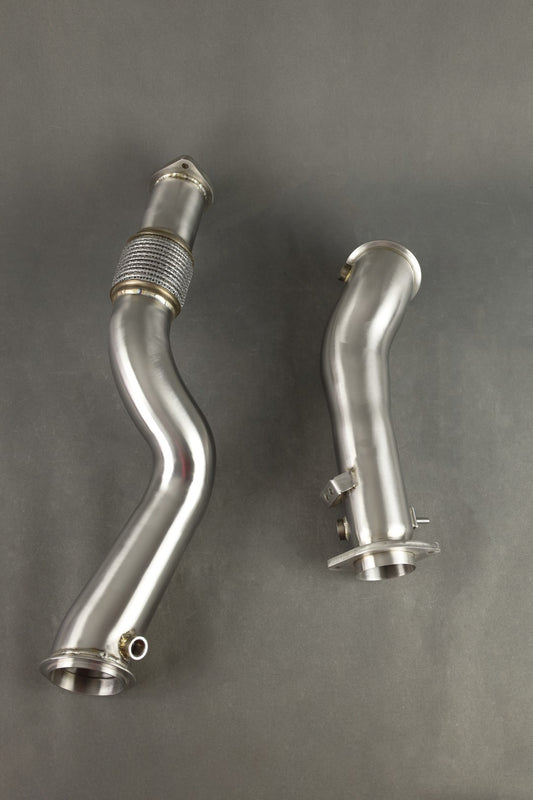 Midnight Manufacturing Mini-Cat Downpipes | BMW G80 M3 & G82/G83 M4 M2 G87 (S58, 2020+)